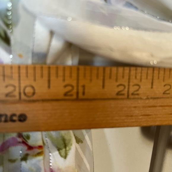 NWT Joie White Floral Blouse with Tie-Neck - Picture 5 of 9